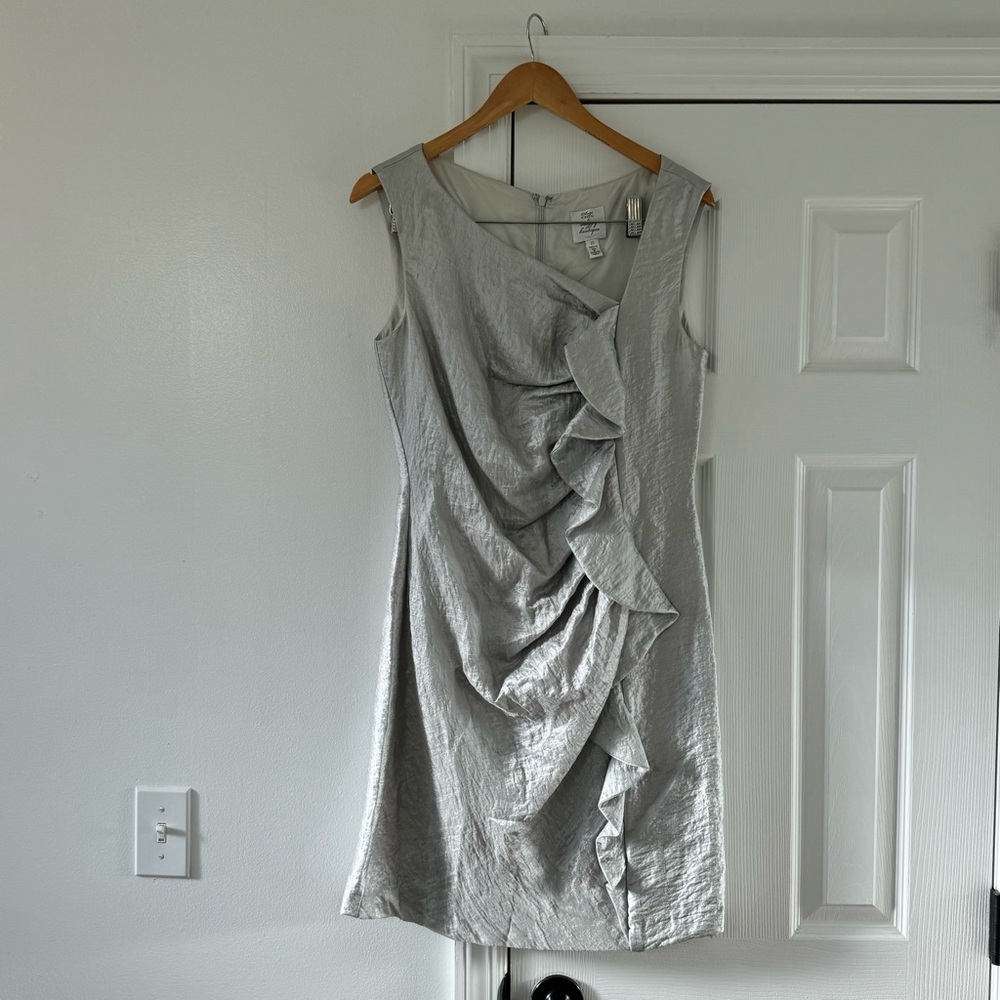 suzie chin for maggy boutiqure silver dress 10